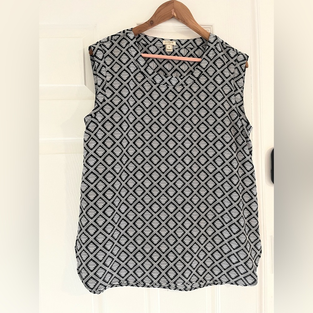 Jcrew medium polyester shirt